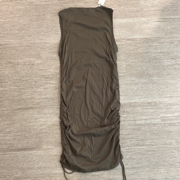 NWT Good American Side Rouched Tank Dress in Sea Turtle 008 Size 4XL - Picture 7 of 7